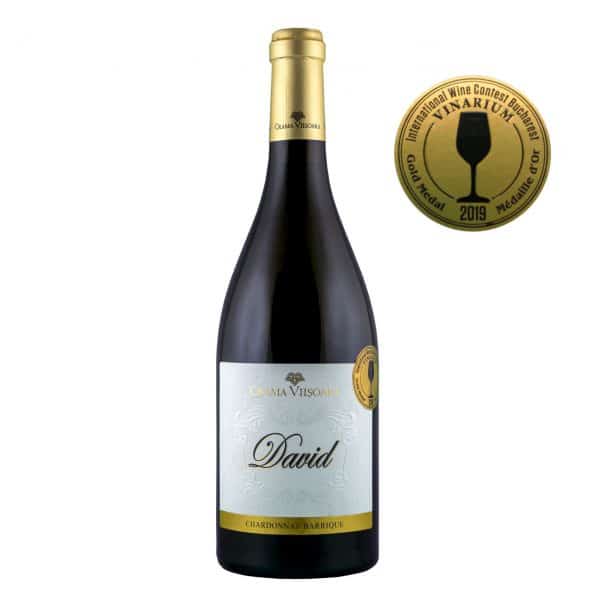 Crama Viisoara David Chardonnay Barrique Vin Alb Sec 0.75 L