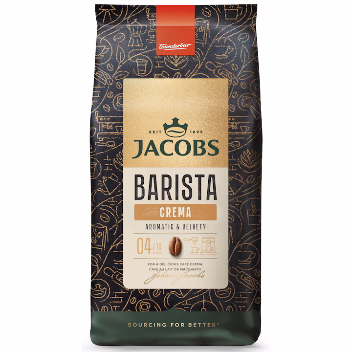 JACOBS Barista Crema Cafea Boabe 1 Kg _beau la birou sau acasa pret