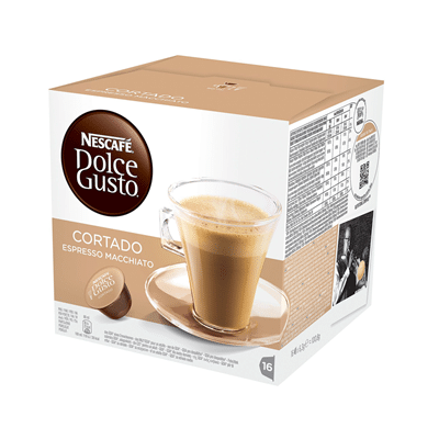 NESCAFÉ Dolce Gusto Cortado Espresso Macchiato Cafea   16 Capsule