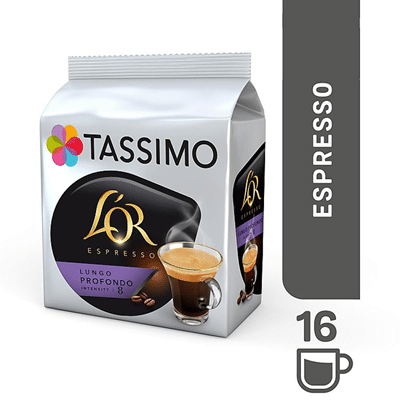 TASSIMO L'Or Lungo Profondo Cafea 16 CAPSULE