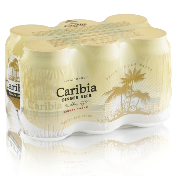 CARIBIA Bere cu Gust de Ghimbir 0% alcool 6 x 0,33 L - imagine 2
