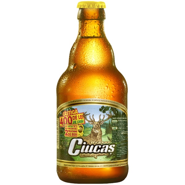 Ciucas Bere Blonda Sticla Nereturnabila 24 x 0,33 L livrare firme domiciliu