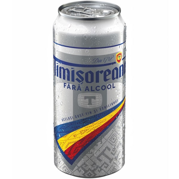 TIMISOREANA Bere fara Alcool Doza 4 x 0,5 L - imagine 2