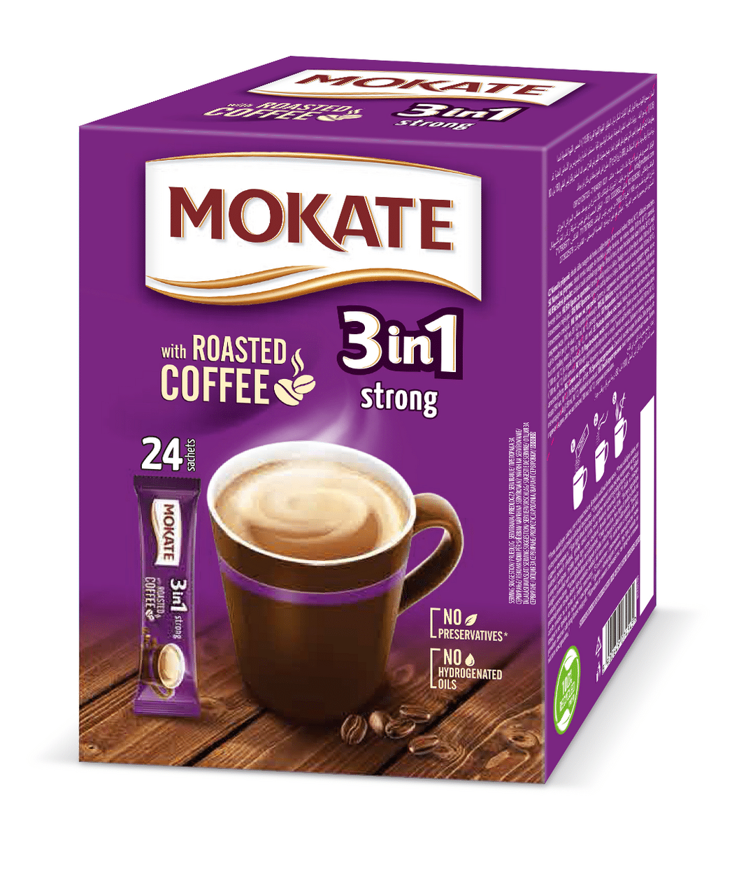 MOKATE Bautura Instant Strong 3in1 24 x 17 g