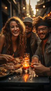 friends_drinking_cognac_COURVOISIER Cognac VS 40%