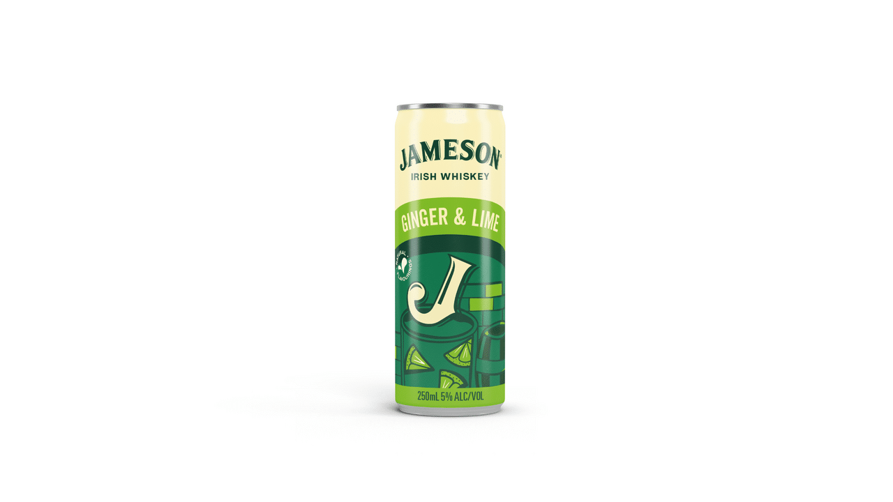JAMESON Mix Whiskey cu Ghimbir si Lime 5% 4 x 0,25 L