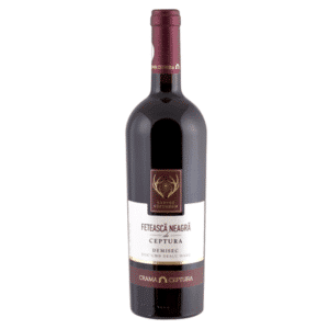 CRAMA CEPTURA CERVUS CEPTURUM Feteasca Neagra 0,75 L livrare acasa si firma, la usa. pret