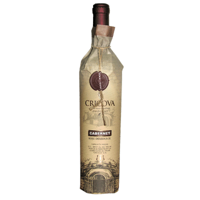 CRICOVA Cabernet Sauvignon Vin Rosu Demi-dulce 0,75 L livrare acasa si livrare firma.