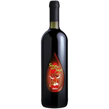 SANGE DE TAUR Vin Rosu Dulce 0,75 L, livrare la domiciliu si firma.