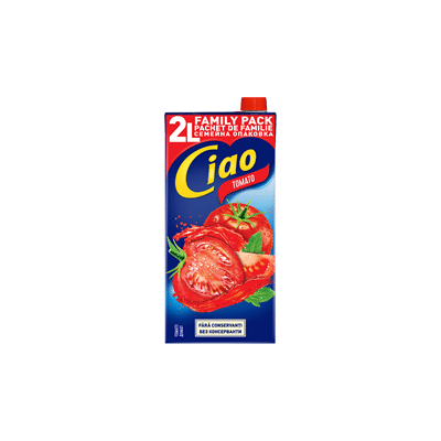 CIAO Suc Tomate 2 L, livrat la tine acasa pentru savoare in preparate.