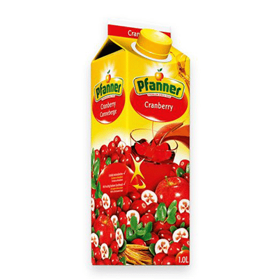 PFANNER Suc Cranberry 1 L livrare rapida la domiciliu, la firma, la petrecere.