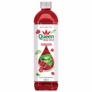 Queen Aloe Vera Bautura Racoritoare Necarbonatata cu Gust de Rodie 1,5 L beau, livrare firme acasa pret