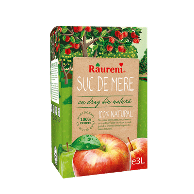 RAURENI Suc de Mere 3 L livrare acasa, firma, picnic si petrecere.