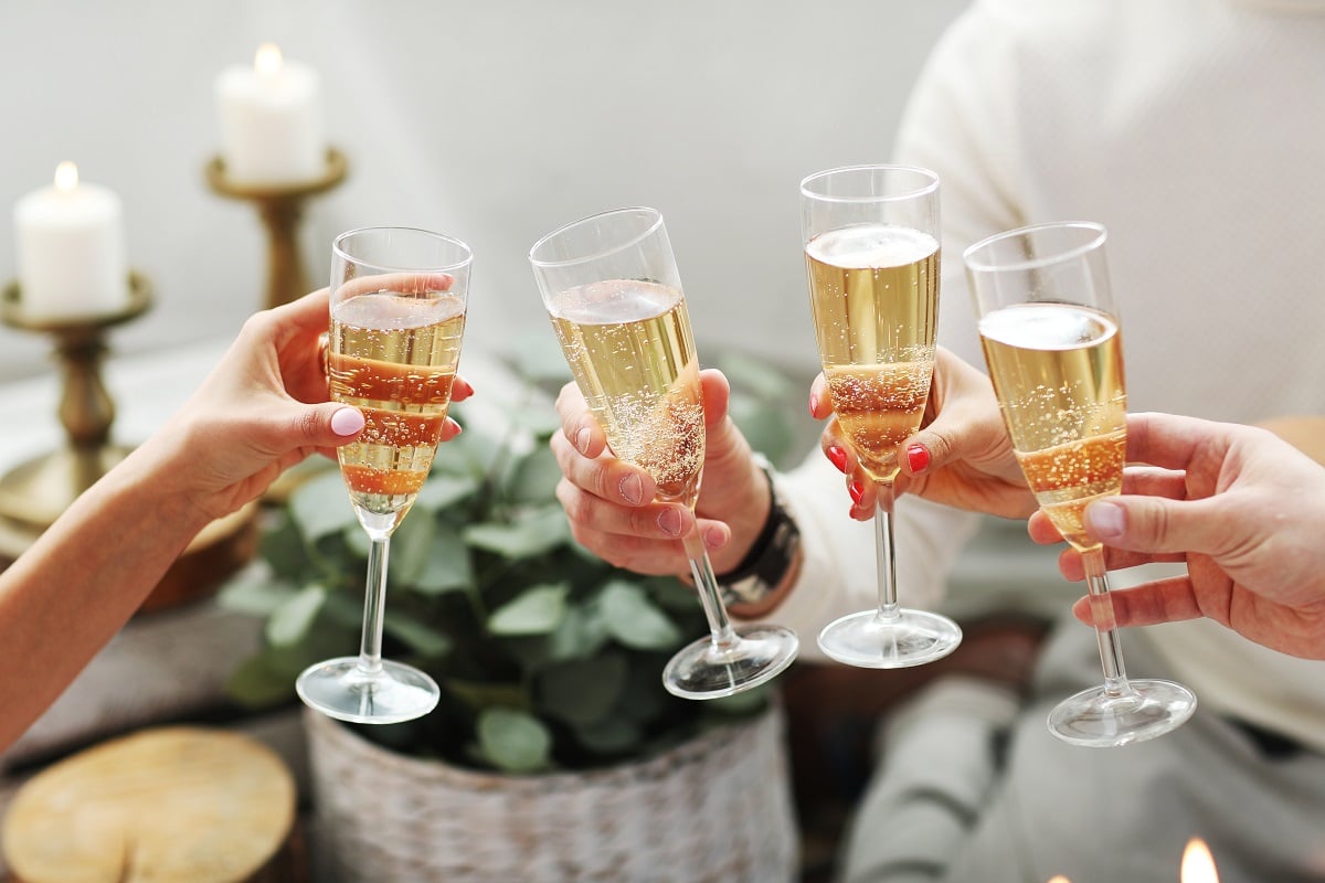 SERENA 1881 Prosecco Brut Vin Alb Spumant 0,75 L, pahar cu bule, livrare acasa
