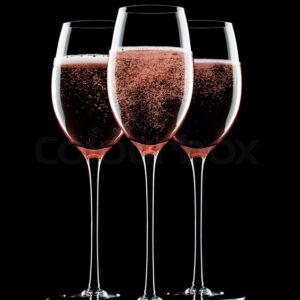 SERENA 1881 Prosecco Roso Vin Rose Spumant 0,75 L, pahar cu bule