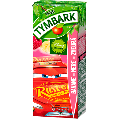 TYMBARK Suc Banana-Zmeura 3 x 0,2 L livrare acasa si la petrecere.