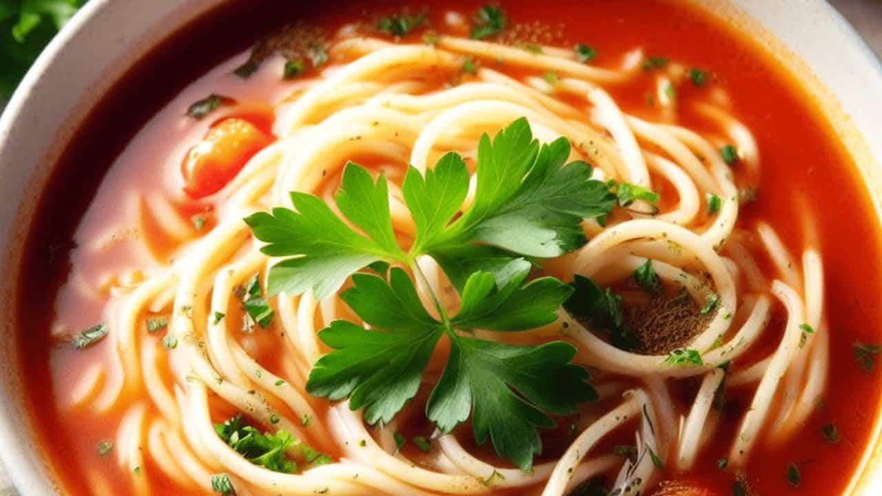 supa de rosii cu CIAO Suc Tomate