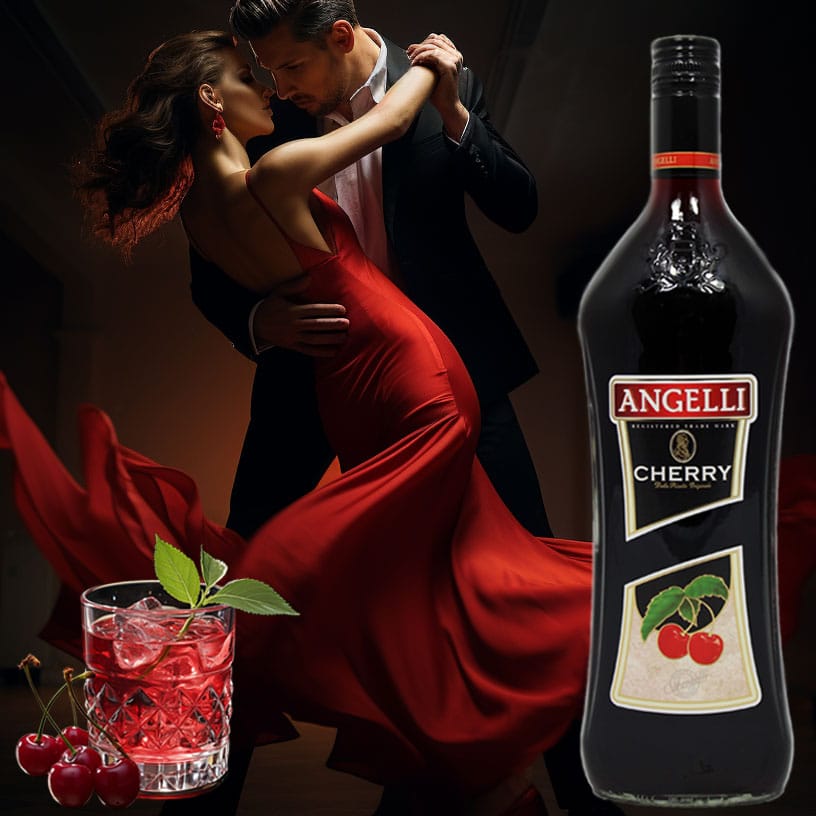 Angelli-Cherry lichior miniaturi minibar beau.ro