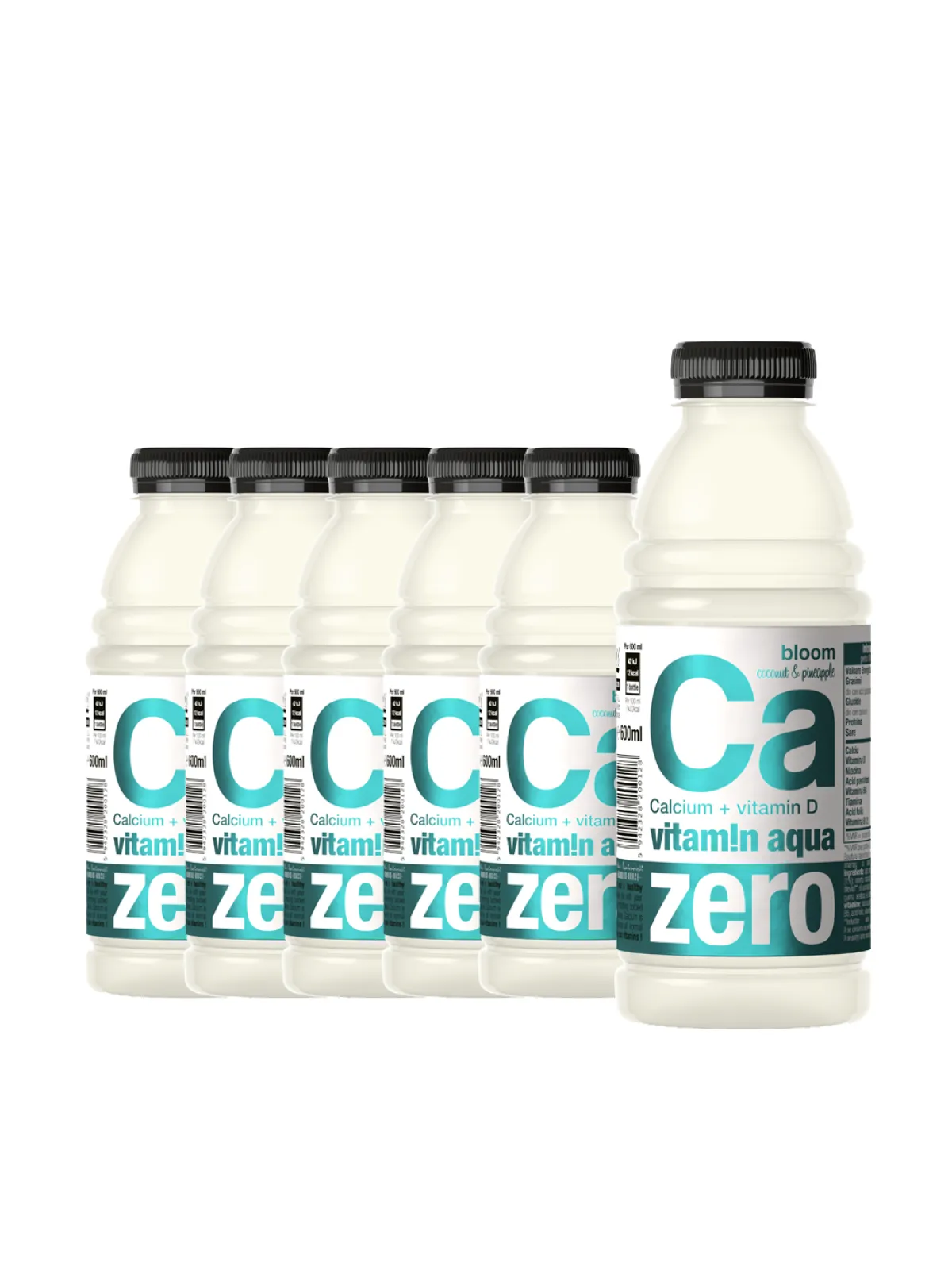 VITAMIN AQUA ZERO Apa cu Vitamine Calciu 6 x 0,6 L sport firme