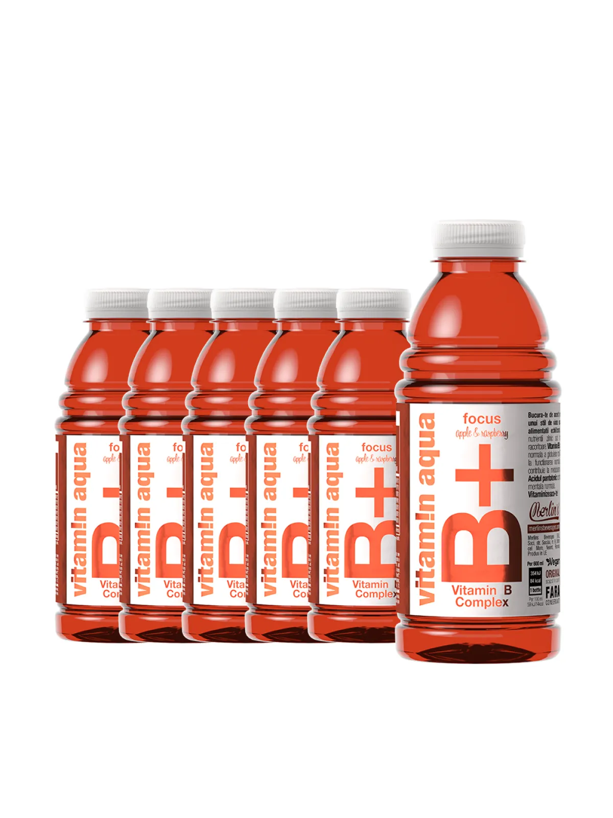 Vitamin Aqua B+ Mere & Zmeura 6 x 0,6 L beau_sport_miscare_sanatate livrare domiciliu si firme