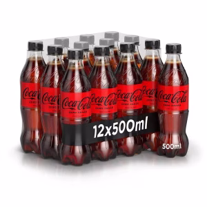 COCA-COLA ZERO ZAHAR Bautura Carbogazoasa 12 x 0,5 L, livrare domiciliu si firma, bax.