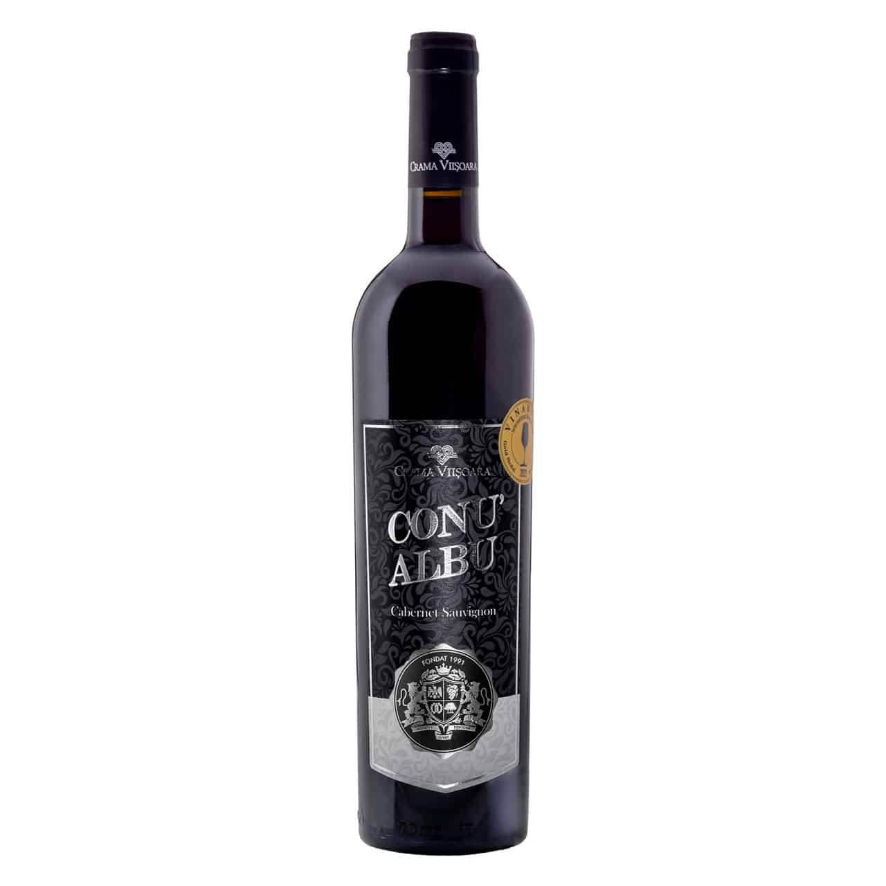 Crama Viisoara Conu Albu Cabernet Sauvignon Vin Rosu Sec 0.75 L