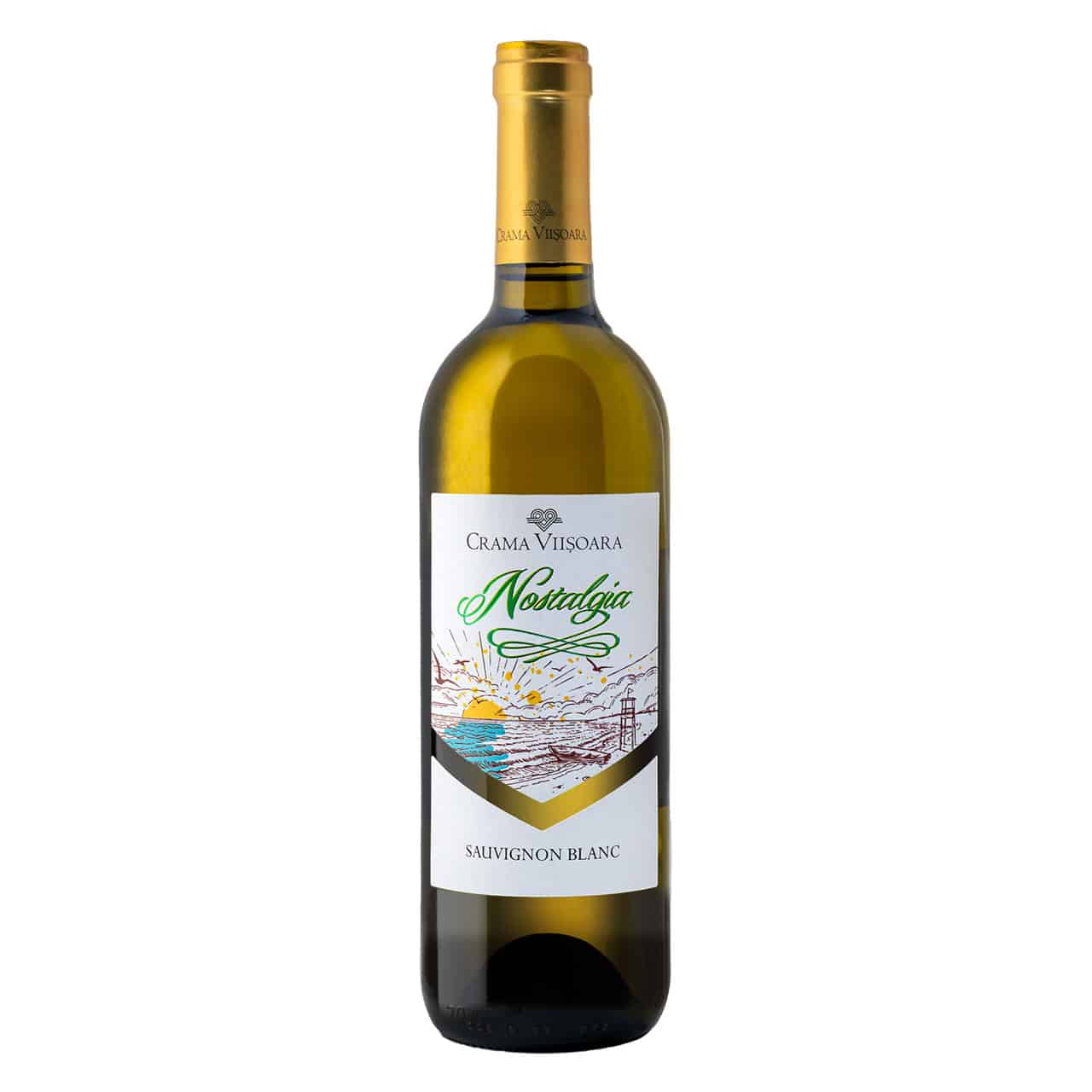 Crama Viisoara Nostalgia Sauvignon Blanc Vin Alb Demisec 0.75 L