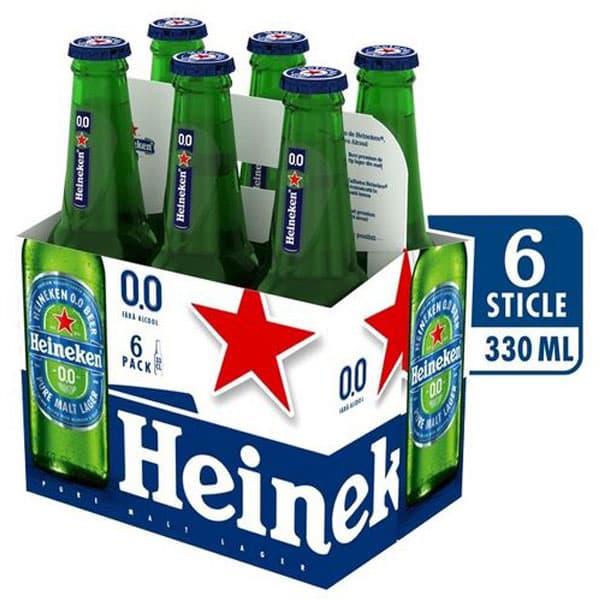 Heineken bere 0.0% fara alcool- Livrare Bere Bucuresti