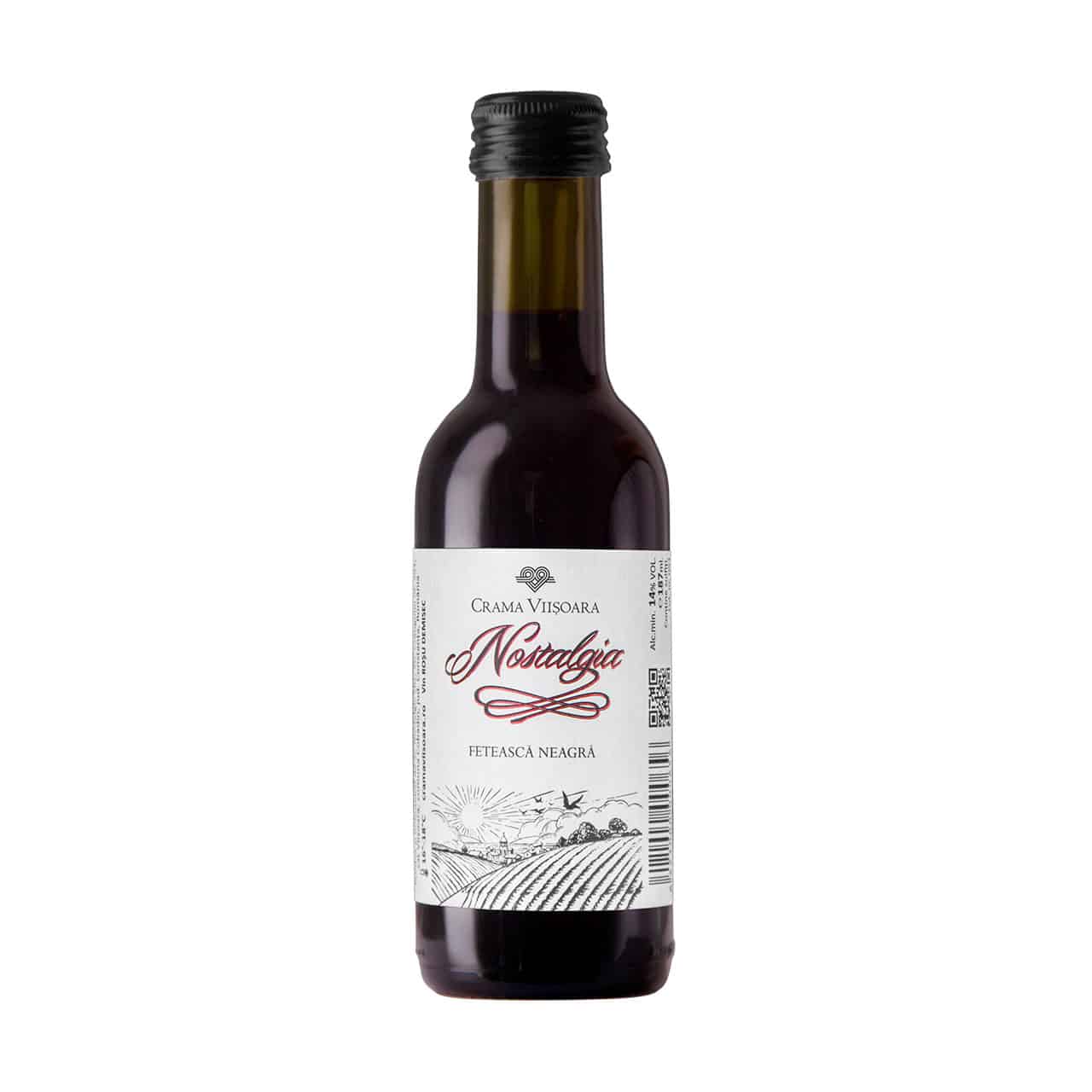 Crama Viisoara Nostalgia Feteasca Neagra Vin Rosu Demisec 6 x 0.187 L
