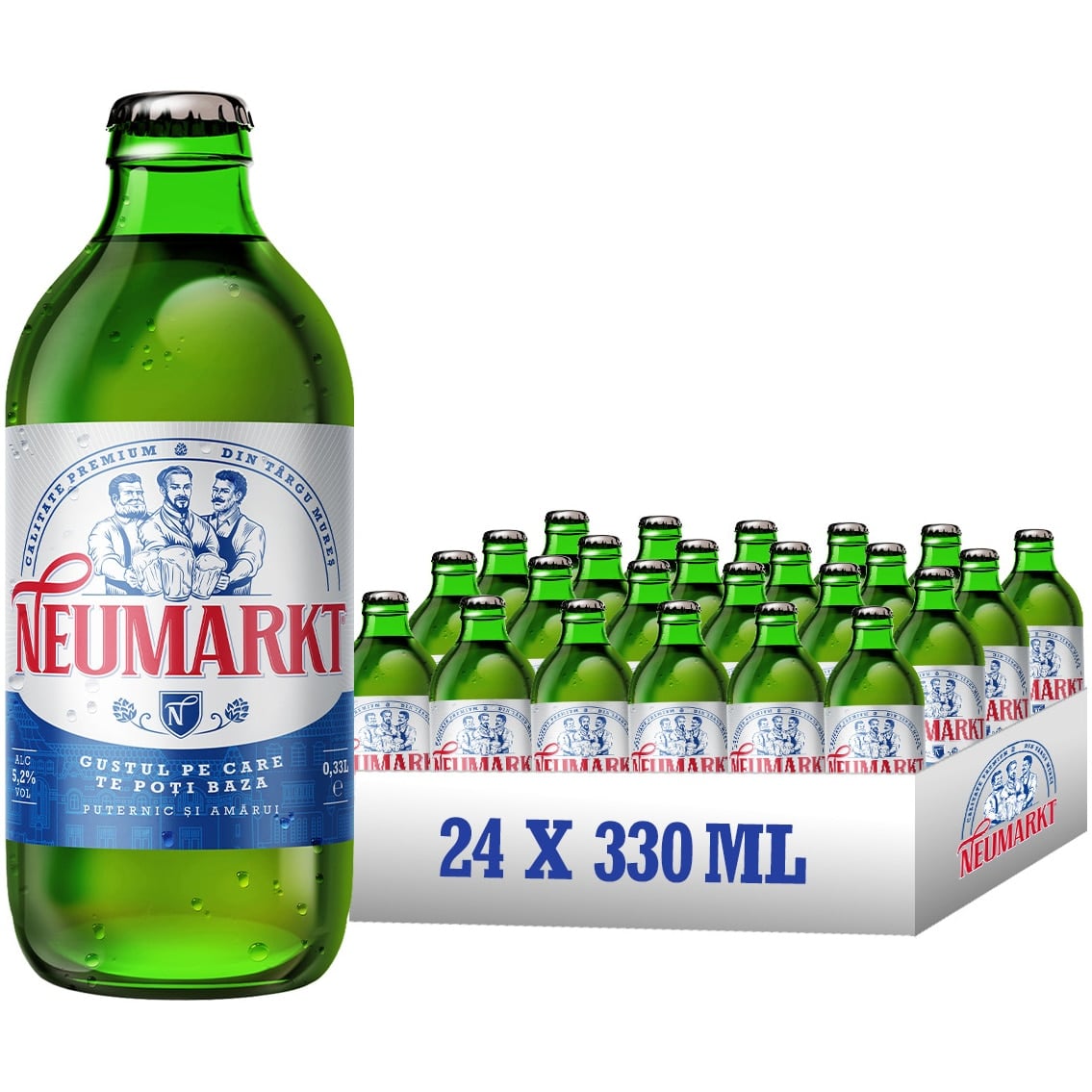 Neumarkt bere sticla 24 x 0.33L, livrare domiciliu si firma, pret ieftina, retur.