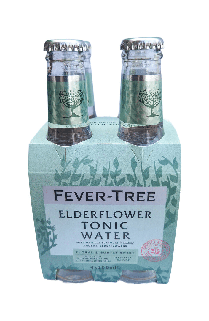FEVER-TREE Apa Tonica Elderflower 4 x 0,2 L