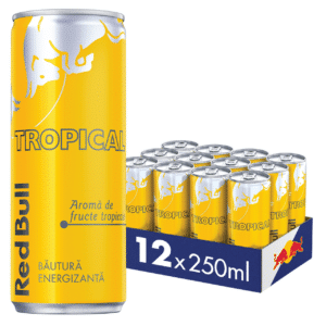 Red Bull Bautura Energizanta cu Aroma de Fructe Tropicale 12 x 250 ml