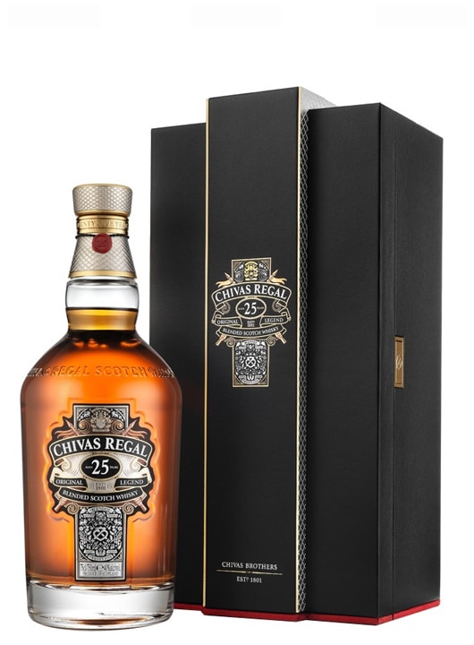 Chivas Regal 25 yo. (Gift Box) 40% 0.70 L beau lux, livrare acasa si firme, cadou