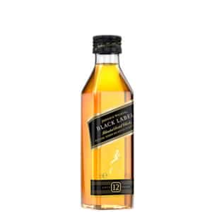 Setul de minibar Johnnie Walker Black whisky 0.05 L x 10 buc livrare la hotel, la usa pret