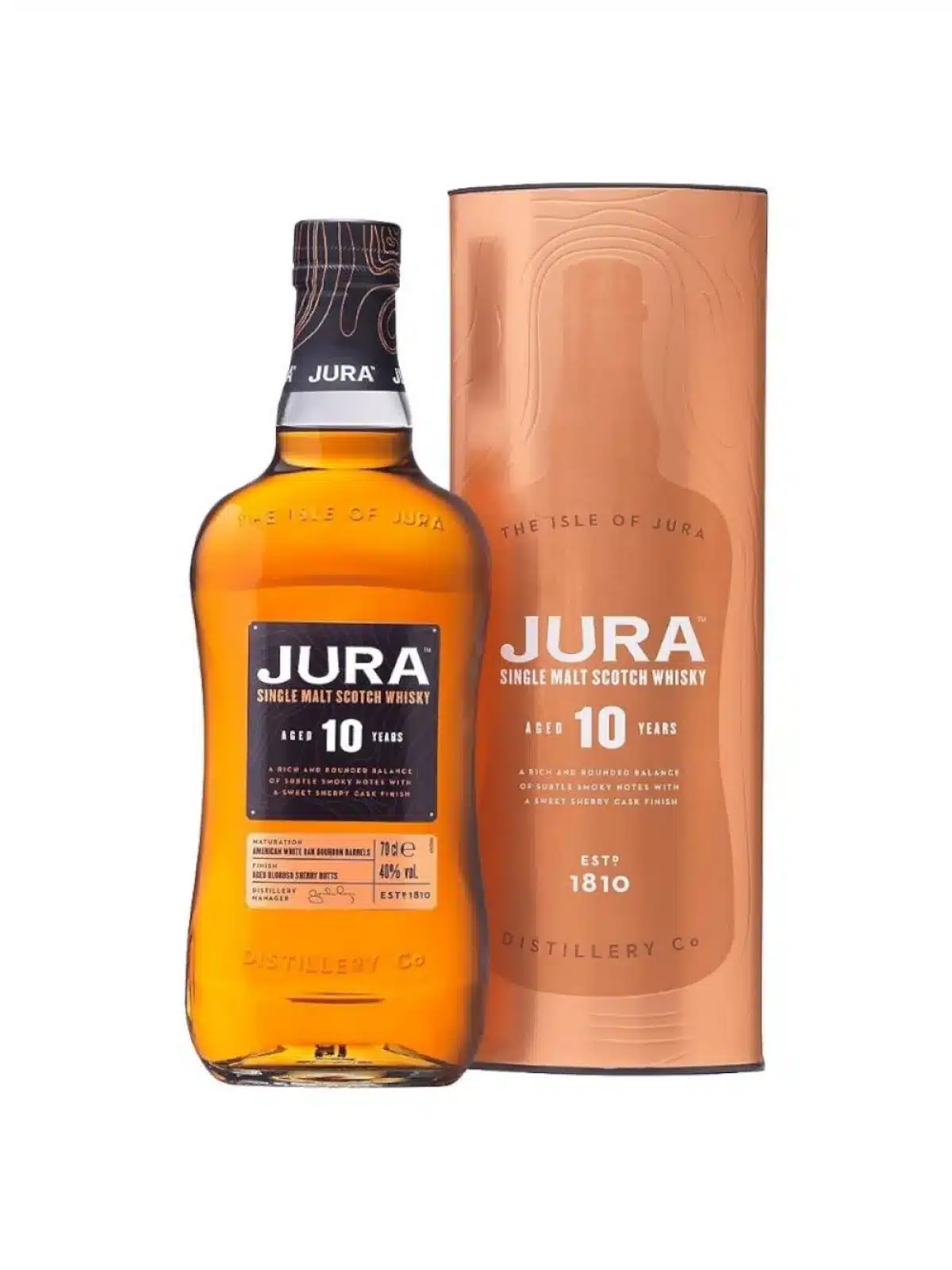 Jura 10YO single malt 0.70 L cadou de lux cu livrare firma si evenimente, la usa