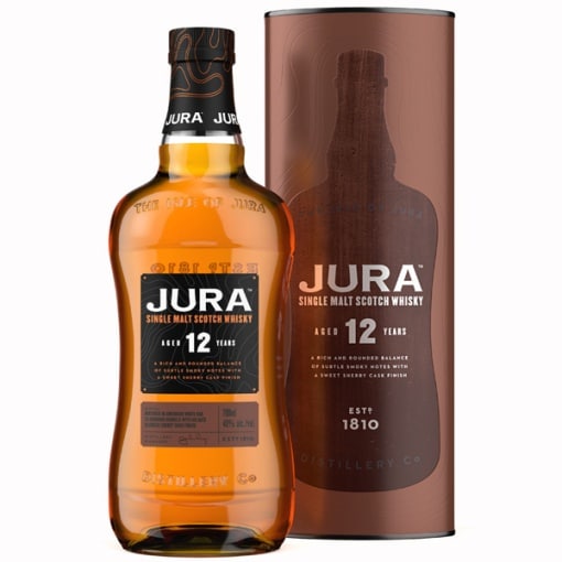 Jura 12YO single malt 0.70 L cadou de lux livrare la usa pentru firme si evenimente.