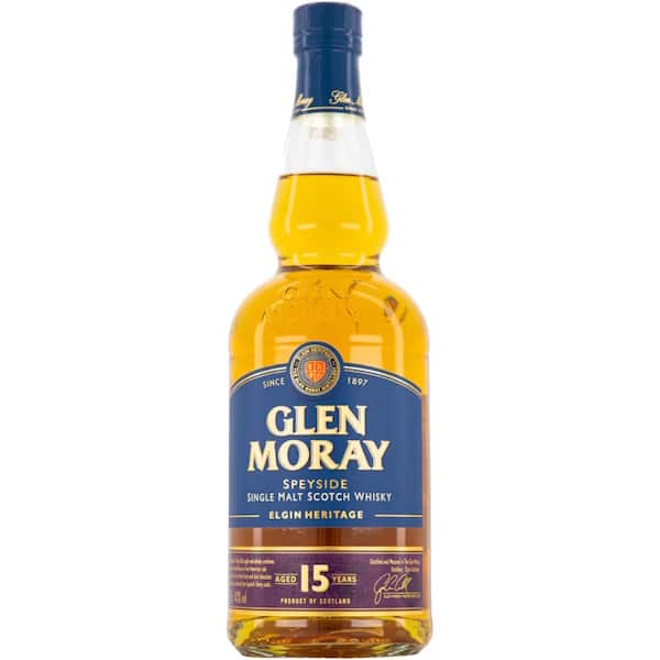 GLEN MORAY - WISKY SINGLE MALT 15YO 40% 0.7L
