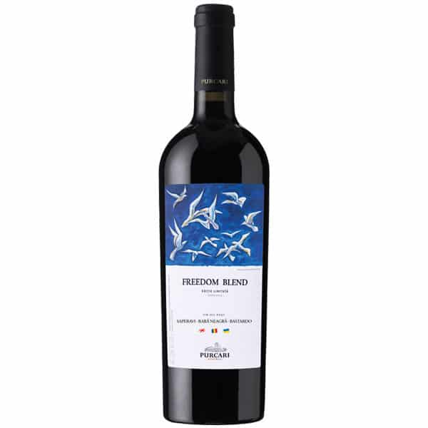 PURCARI 1827 - FREEDOM BLEND - cupaj Vin Rosu Sec 0.75 L