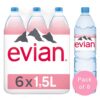 EVIAN Apa Minerala Naturala Plata 6 x 1,5 L