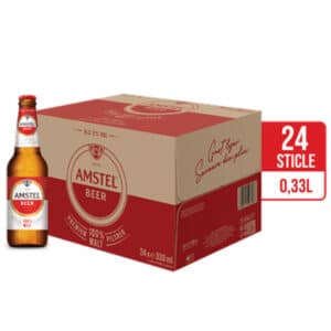 amstel bere 24 x 33ml pret ieftin