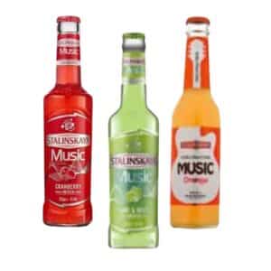 STALINSKAYA MUSIC VODKA PARTY MIX 4% 3 x 0.275L livrare usa firma si domiciliu, hotel minibar