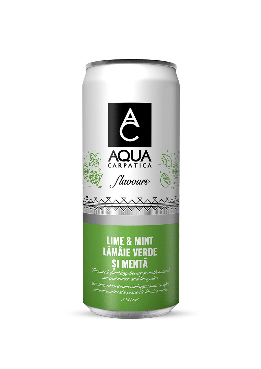 Apa fructata Aqua Carpatica Menta Lamaie