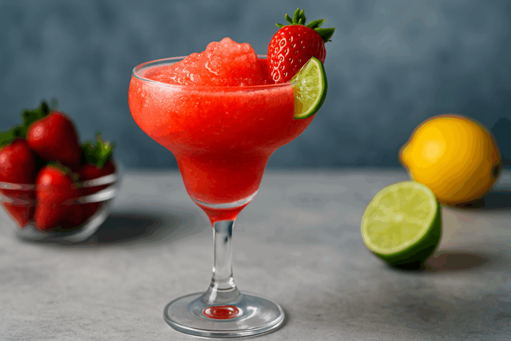 Reteta Shaker Strawberry Daiquiri cocktail