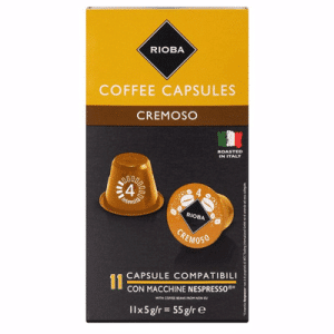 RIOBA Nespresso Cremoso Cafea Capsule 55 g livrare birou si acasa compatibile Nespresso,